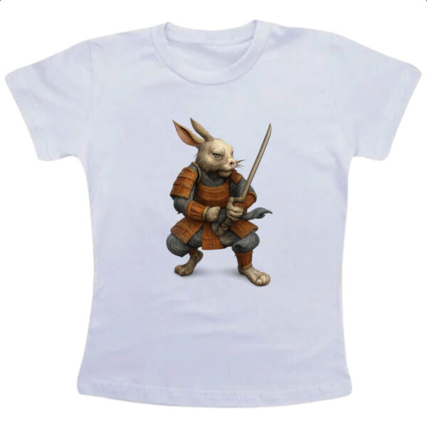 Camiseta Infanto Juvenil Coelho Samurai