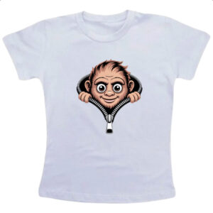 Camiseta Infanto Juvenil Pe grande no ziper