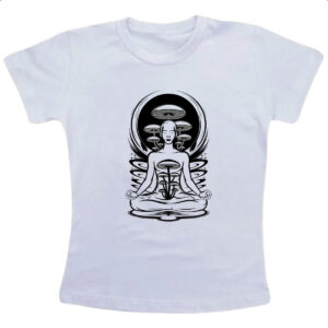 Camiseta Infanto Juvenil Yoga Cogumelos