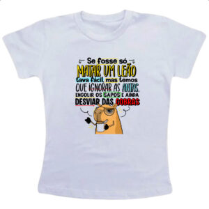 Camiseta Infanto Juvenil Capivara Matar um leao