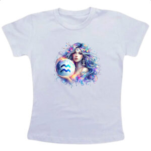 Camiseta Infanto Juvenil Signo Diva de Aquario