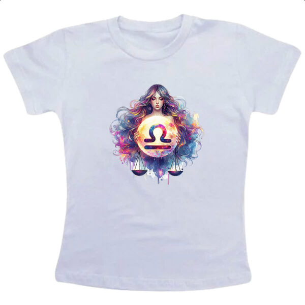 Camiseta Infanto Juvenil Signo Diva de Libra