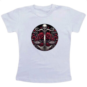 Camiseta Infanto Juvenil Signo Gotico de Libra