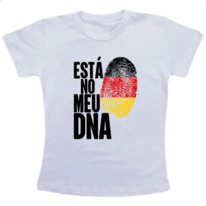 Camiseta Infanto Juvenil Esta no meu DNA Alemanha