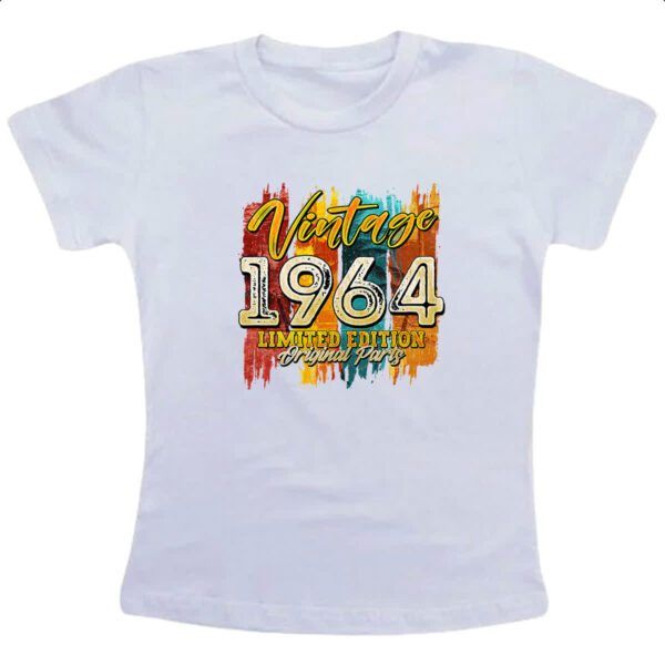 Camiseta Infanto Juvenil Vintage 1964 Limited Edition