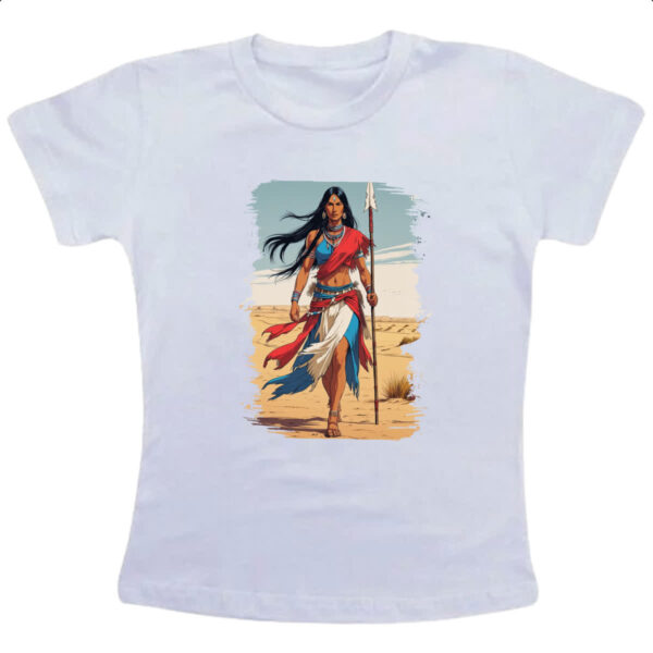 Camiseta Infanto Juvenil Guerreira Apache