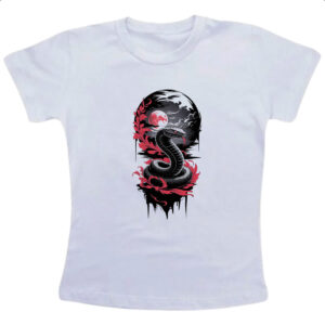 Camiseta Infanto Juvenil Mamba Negra Red Moon