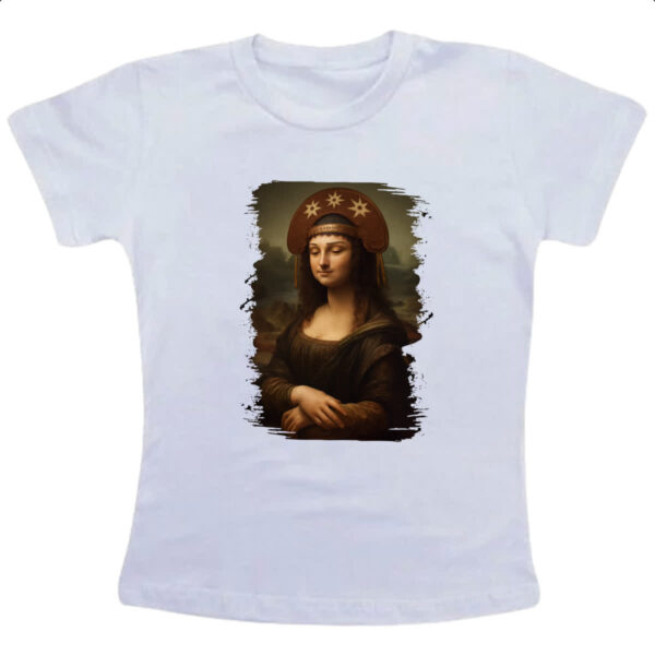 Camiseta Infanto Juvenil Monalisa Cangaceira