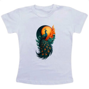 Camiseta Infanto Juvenil Pavao sunset arte