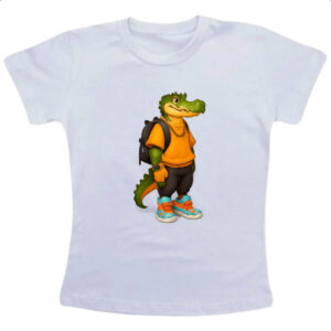 Camiseta Infanto Juvenil Jacare aventureiro