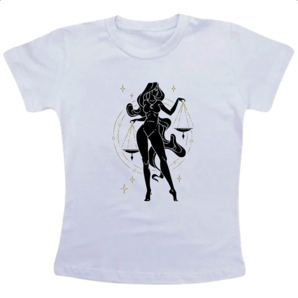 Camiseta Infanto Juvenil Signo Yoga Libra