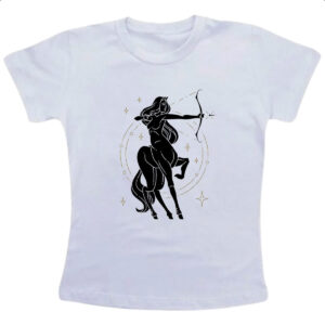 Camiseta Infanto Juvenil Signo Yoga Sagitario