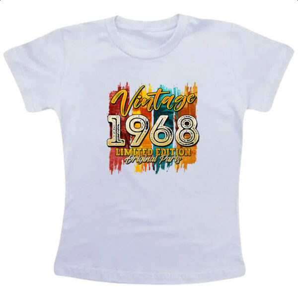 Camiseta Infanto Juvenil Vintage 1968 Limited Edition