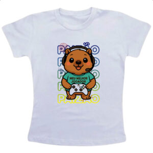 Camiseta Infanto Juvenil Capivara Paizao Gamer