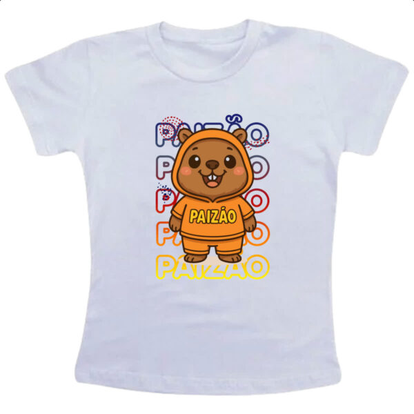 Camiseta Infanto Juvenil Capivara Paizao Paizao