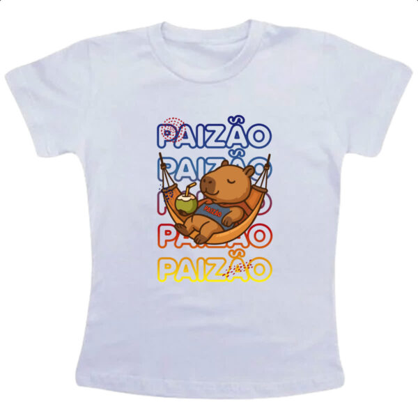 Camiseta Infanto Juvenil Capivara Paizao Relax