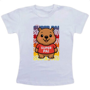 Camiseta Infanto Juvenil Capivara Paizao Super Pai 1