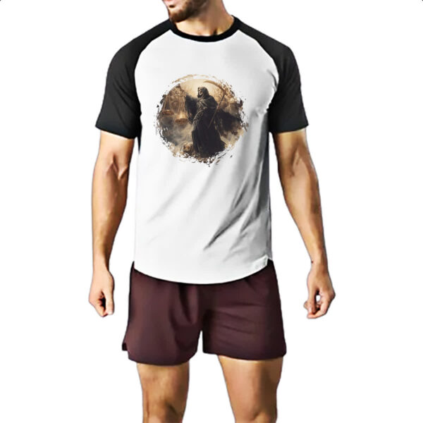 Camiseta Raglan Justica da morte - Imagem 2