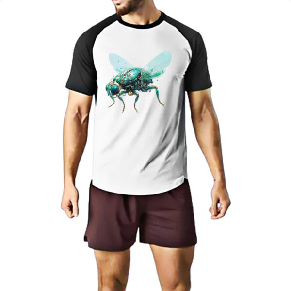 Camiseta Raglan Mosca robo - Imagem 2