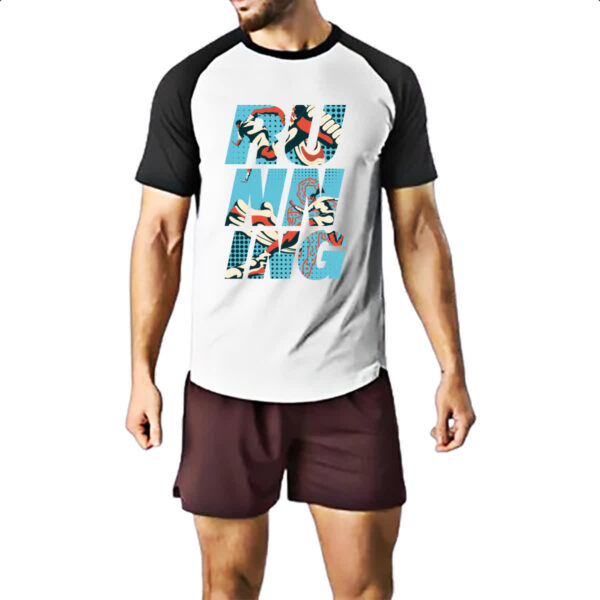 Camiseta Raglan Running Correndo Esporte - Imagem 2