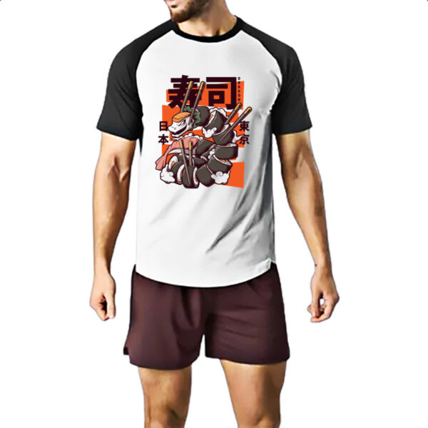 Camiseta Raglan Serpente Sushi - Imagem 2