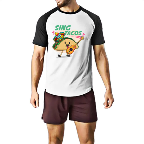 Camiseta Raglan Tacos Cantor - Imagem 2