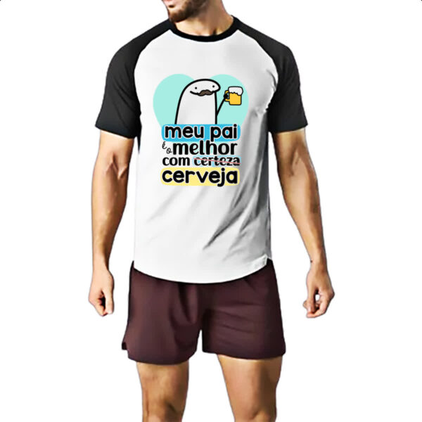 Camiseta Raglan Dia dos Pais Flork Certeza - Imagem 2