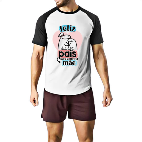 Camiseta Raglan Dia dos Pais Flork Mae - Imagem 2