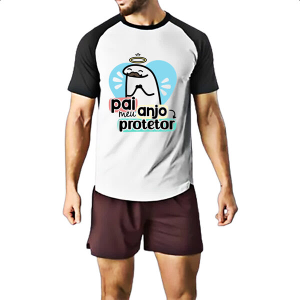 Camiseta Raglan Dia dos Pais Flork Protetor - Imagem 2