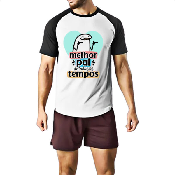 Camiseta Raglan Dia dos Pais Flork Tempos - Imagem 2