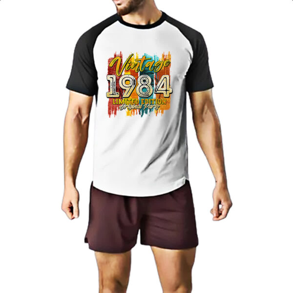 Camiseta Raglan Vintage 1984 Limited Edition - Imagem 2