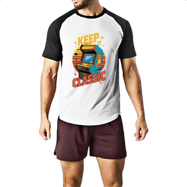 Camiseta Raglan Arcade Keep it Classic - Imagem 2