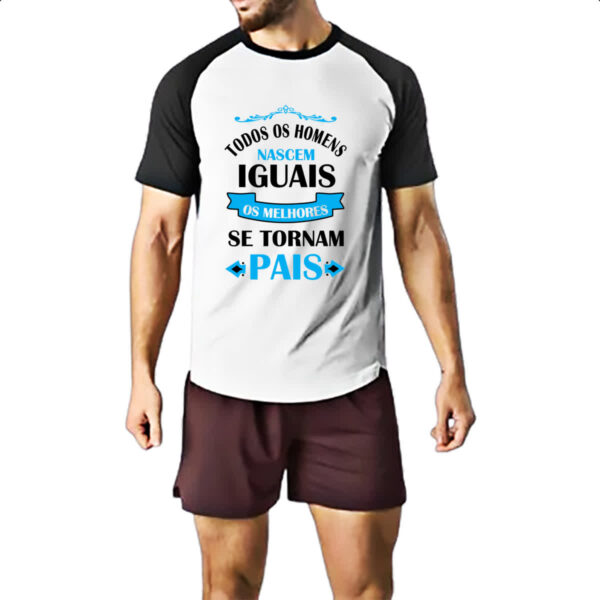 Camiseta Raglan Melhores se tornam pais - Imagem 2