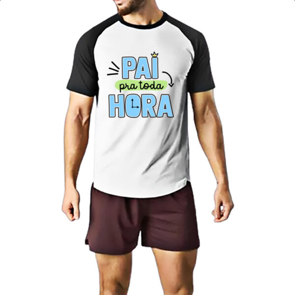 Camiseta Raglan Pai pra toda hora - Imagem 2