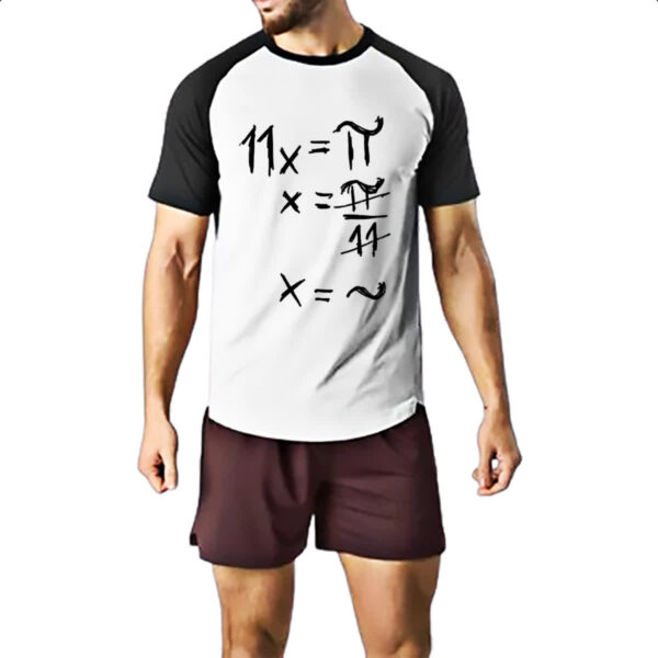Camiseta Raglan Equacao matematica PI TIL - Imagem 2