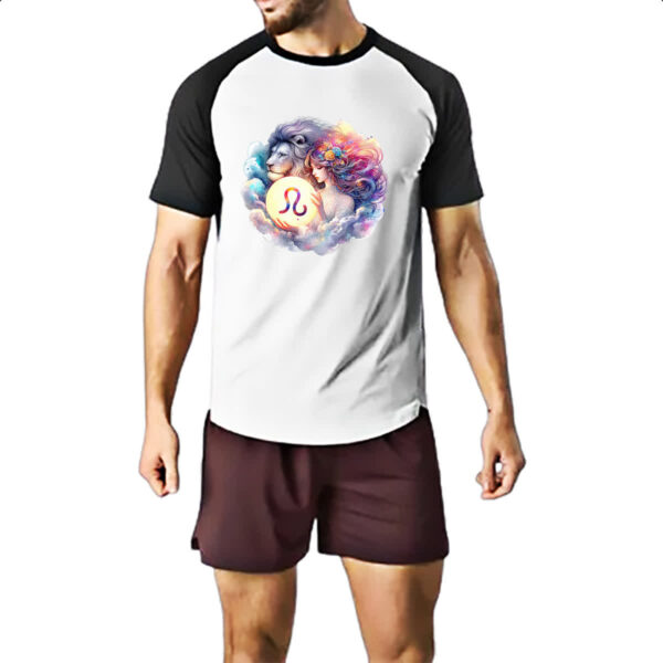 Camiseta Raglan Signo Diva de Leao - Imagem 2
