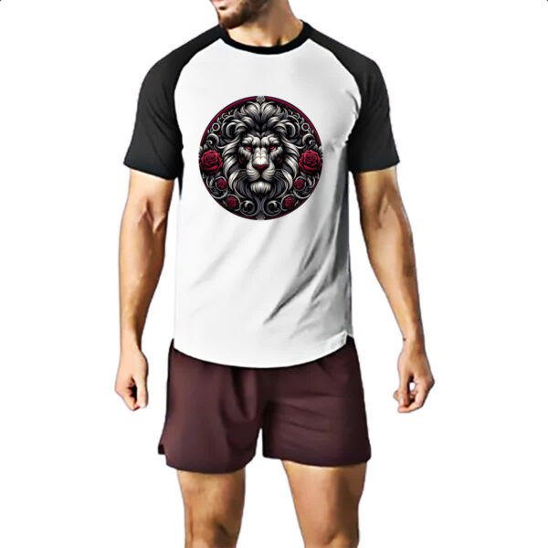 Camiseta Raglan Signo Gotico de Leao - Imagem 2