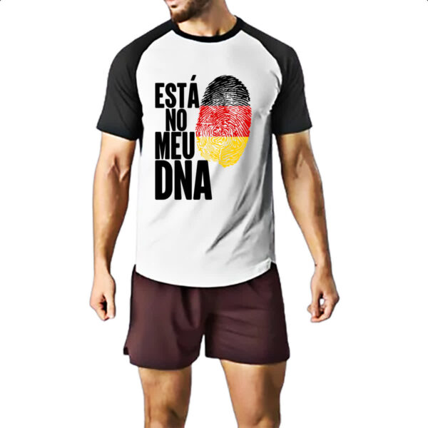 Camiseta Raglan Esta no meu DNA Alemanha - Imagem 2
