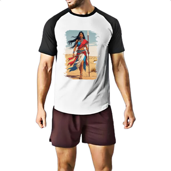 Camiseta Raglan Guerreira Apache - Imagem 2