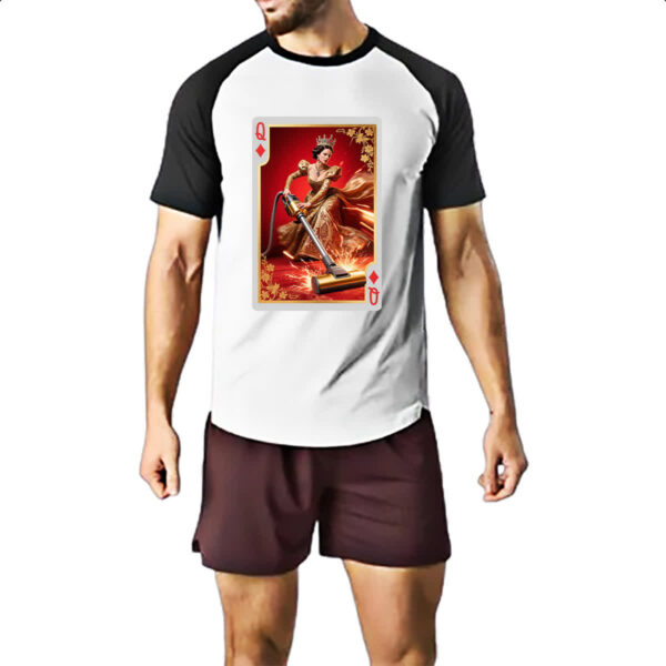 Camiseta Raglan Rainha da limpeza - Imagem 2
