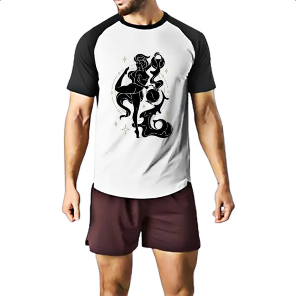 Camiseta Raglan Signo Yoga Aquario - Imagem 2
