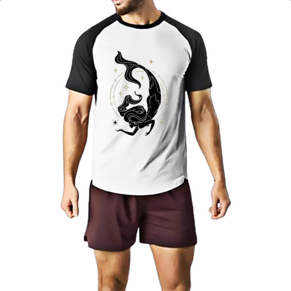 Camiseta Raglan Signo Yoga Peixes - Imagem 2
