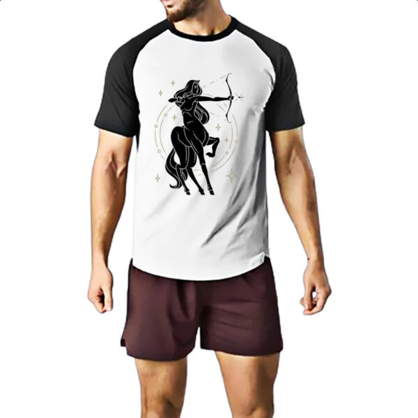 Camiseta Raglan Signo Yoga Sagitario - Imagem 2