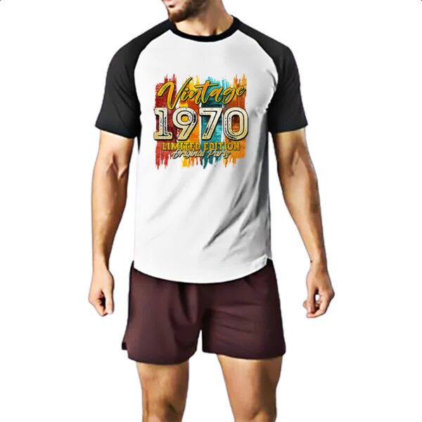 Camiseta Raglan Vintage 1970 Limited Edition - Imagem 2