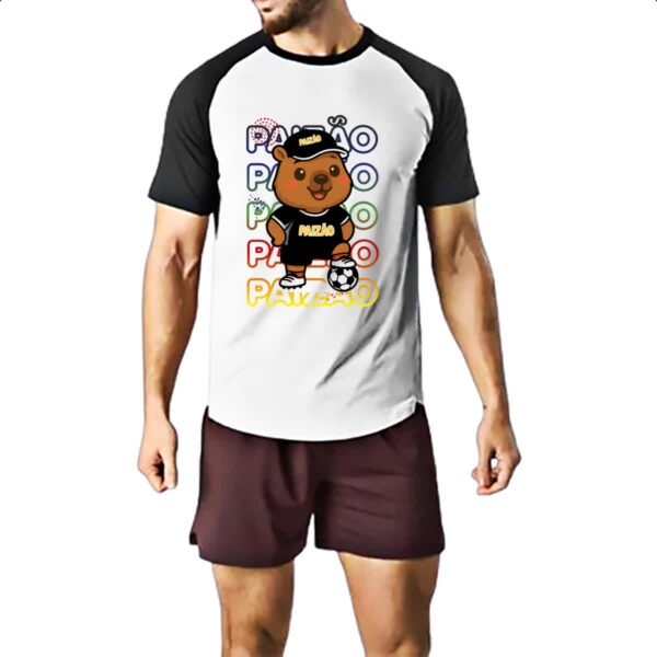 Camiseta Raglan Capivara Paizao Futebol - Imagem 2