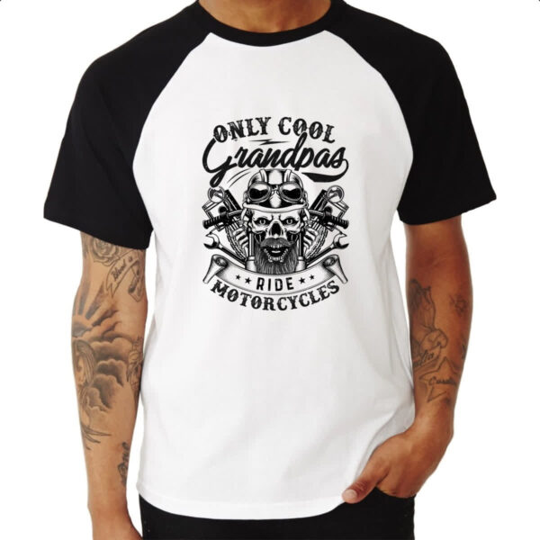 Camiseta Raglan Motorcycle Only Cool - Imagem 3