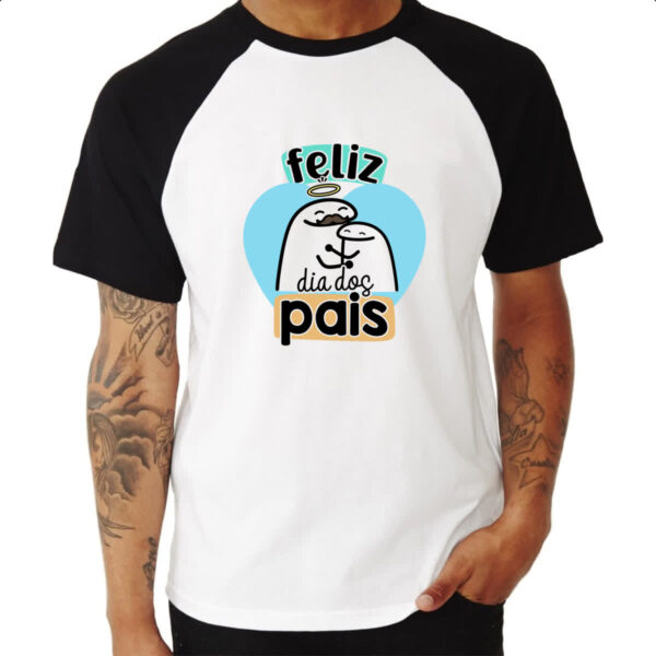 Camiseta Raglan Dia dos Pais Flork Pais - Imagem 3