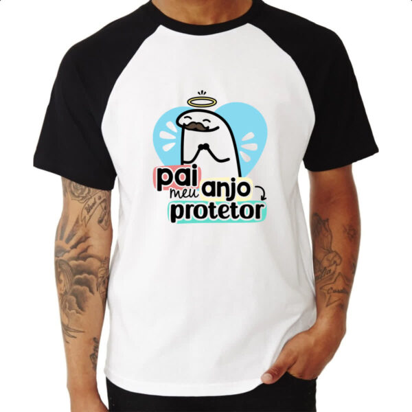 Camiseta Raglan Dia dos Pais Flork Protetor - Imagem 3