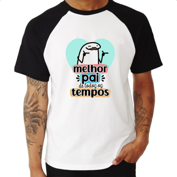 Camiseta Raglan Dia dos Pais Flork Tempos - Imagem 3