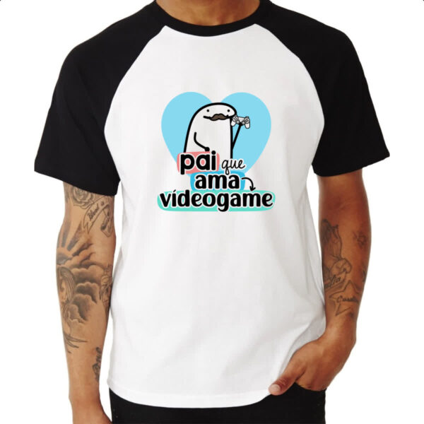 Camiseta Raglan Dia dos Pais Flork Videogame - Imagem 3